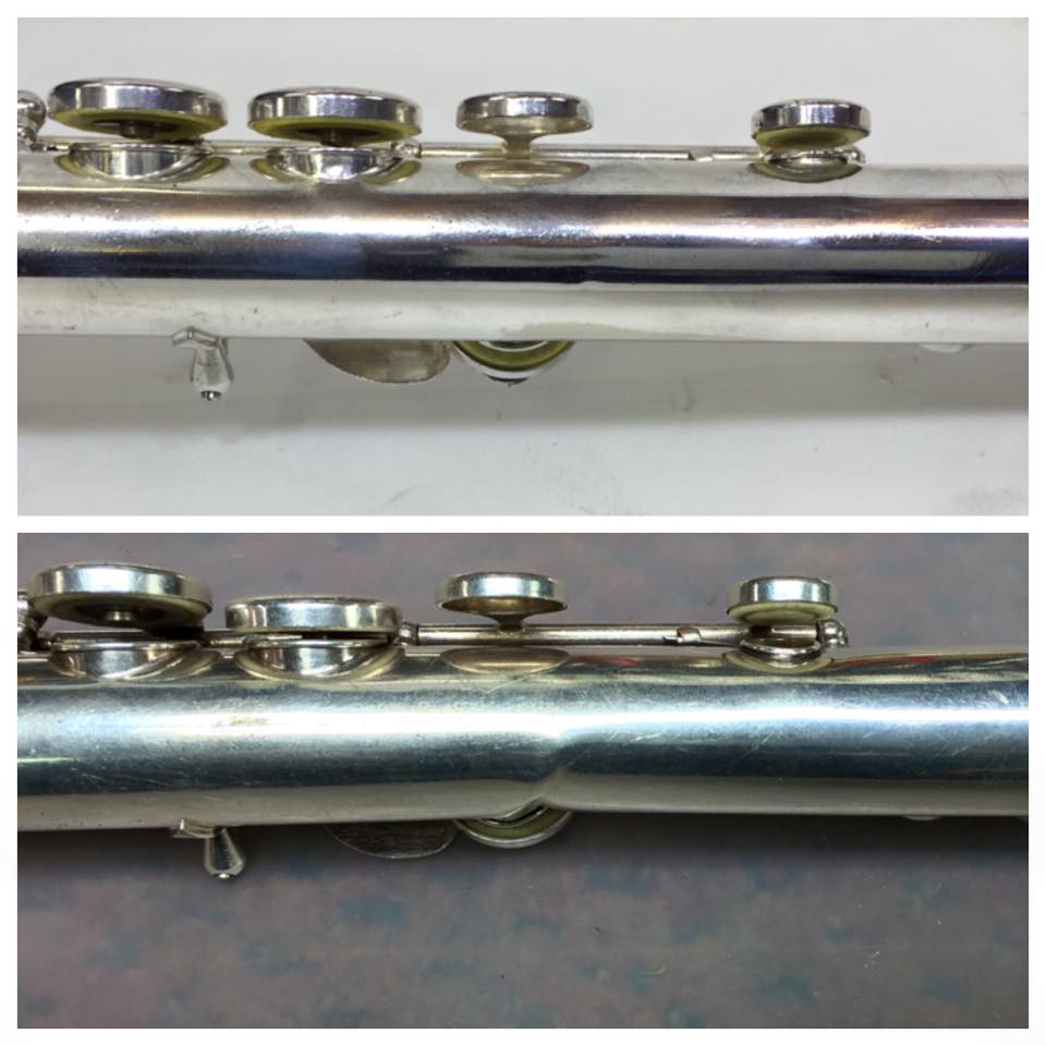 Before & After Flute Overhaul The Band Shoppe, LLC 4106170584